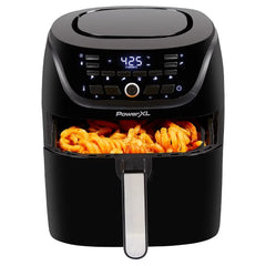 New  8-Qt Digital Vortex™ Air Fryer Smarttech with 10 Quick-Touch Presets, Black, AF-E8001-C