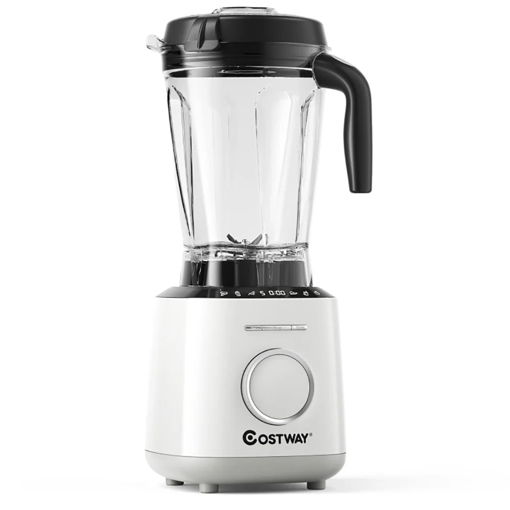 1500W Countertop Smoothies Blender with 10 Speed and 6 Pre-Setting Programs, Easy to Clean, Liquor Alcohol Drink Dispenser for Parties Home Bar Use