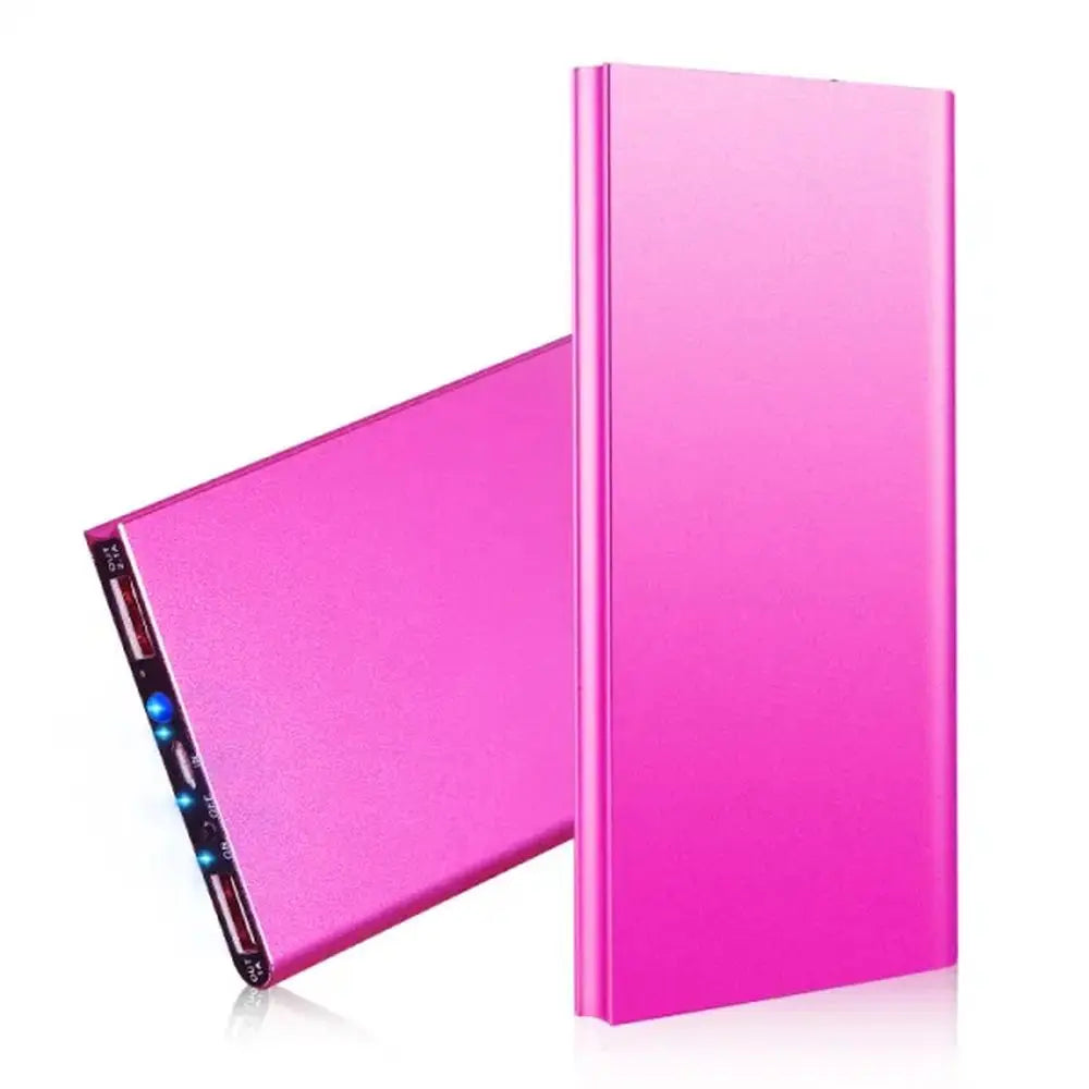 20000Mah Power Bank Ultra-Thin External Battery Pack Phone Charger