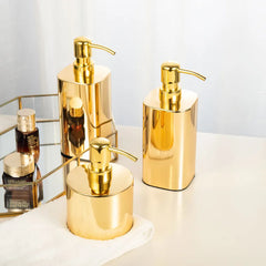 Nordic Soap Dispenser Stainless Steel Home Shampoo Shower Gel Bottles Wristband Dispenser Bathroom Accessories Liquid Container
