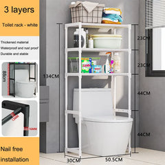 Bathroom Shelf over the Toilet Storage Rack Multilayer Washing Machine Shelves Toilet Organizer Holder Bathroom Accessories