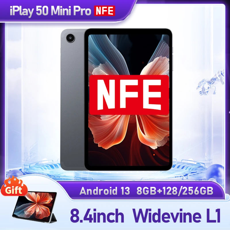 Iplay50 Mini PRO Tablet Netflix L1 8.4Inch Android13 Helio G99 8GB RAM 128/256GB ROM Dual SIM Card Iplay50 Mini PRO