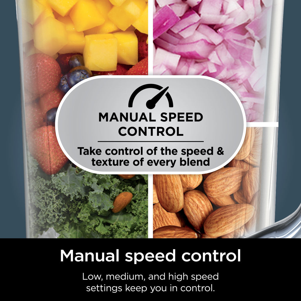 Detect Power Blender + Personal Single-Serve, Blendsense Technology, Kitchen Countertop, Silver, TB300