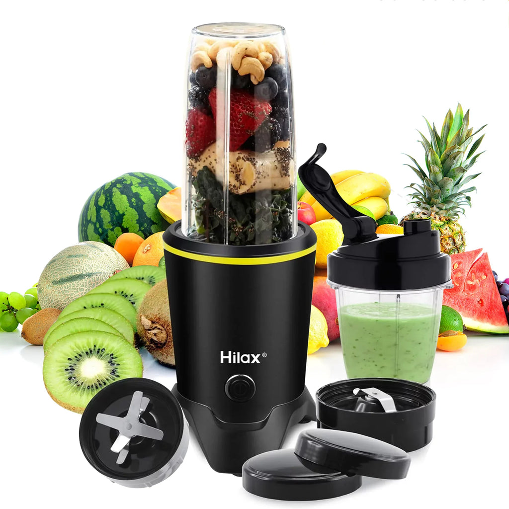 Personal Blender,Portable Blender for Shakes and Smoothies Portable Smoothie Blender with 35Oz and 14Oz Bottles for Kitchen,1200W,Bpa Free(Black)