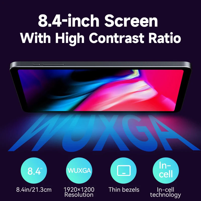 Iplay50 Mini PRO Tablet Netflix L1 8.4Inch Android13 Helio G99 8GB RAM 128/256GB ROM Dual SIM Card Iplay50 Mini PRO