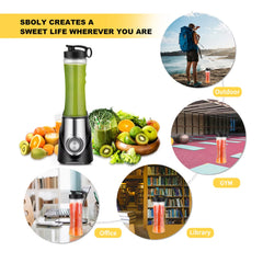 Personal Blender, Smoothie Blender with Bottle for Juice Shakes and Smoothie, 600 Ml.
