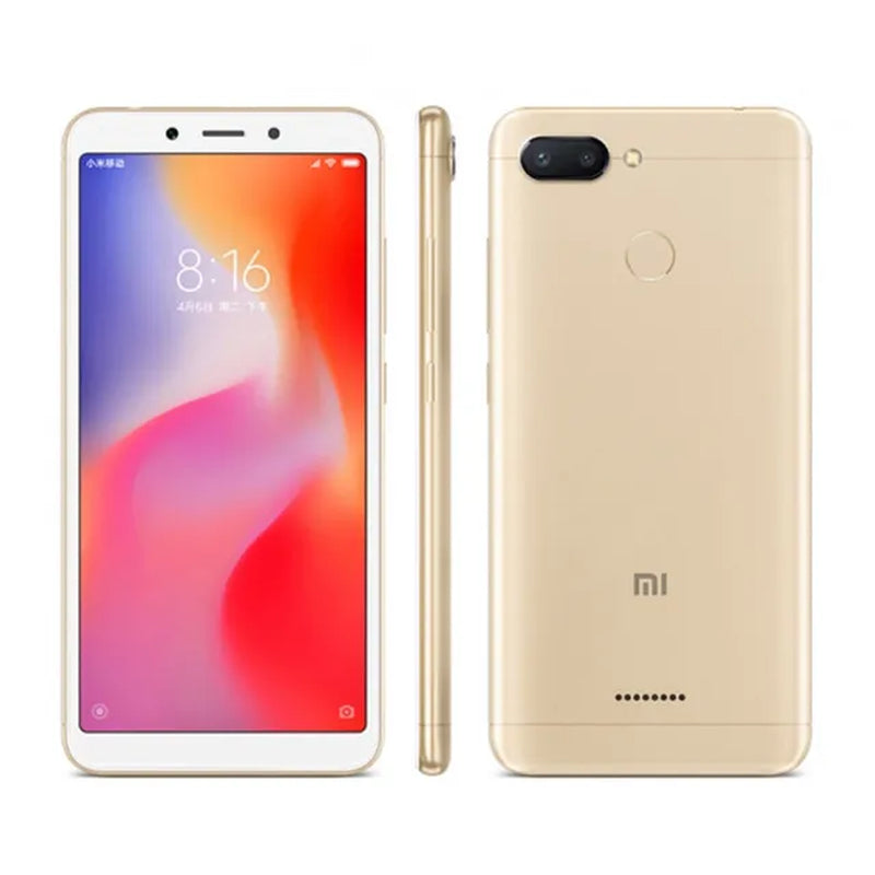 Redmi 6 Smartphone Googleplay Mobile Phone 5.45" Full Screen AI Face Ing