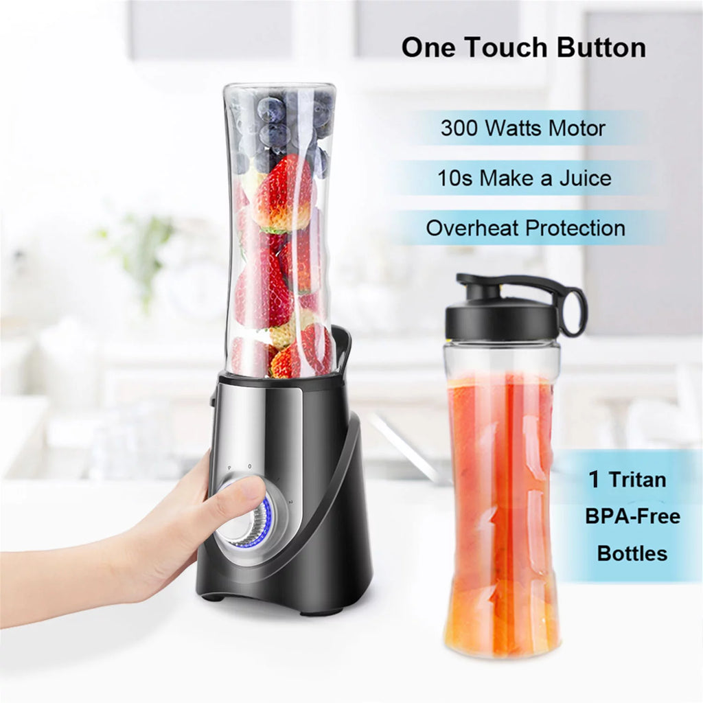 Personal Blender, Smoothie Blender with Bottle for Juice Shakes and Smoothie, 600 Ml.