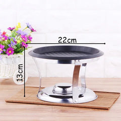 Capmping BBQ Grill Portable Outdoors Stainless Steel&Iron Barbecue Roasting Brazier Cooking Tools Hiking Picnic Mini Cookware