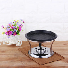 Capmping BBQ Grill Portable Outdoors Stainless Steel&Iron Barbecue Roasting Brazier Cooking Tools Hiking Picnic Mini Cookware