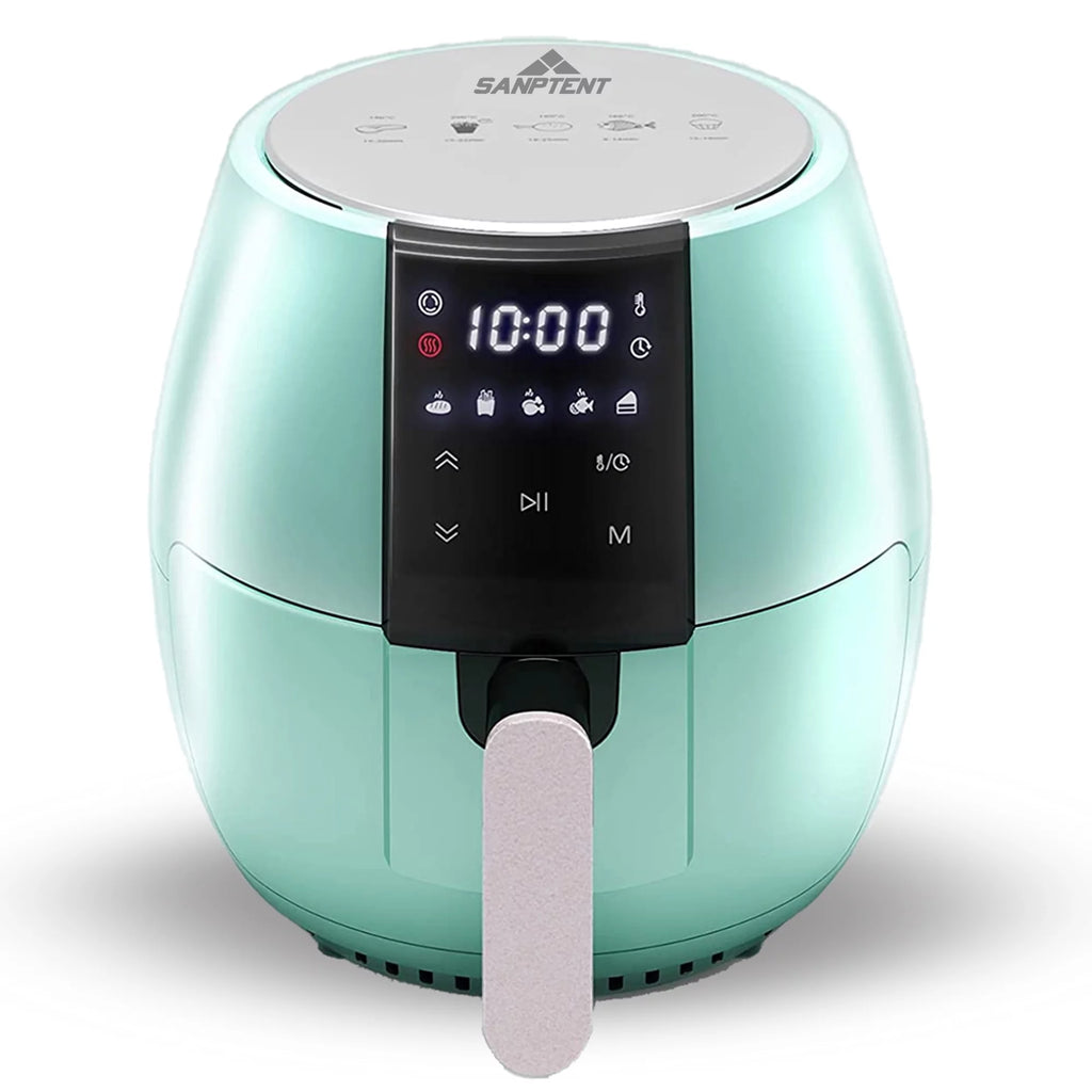 5.8 Quart Air Fryer, Electric Hot Oven Oilless Multifunctional Cooker with Digital LED Touchscreen, Auto Shut-Off, ETL Certified, Best Present Gift (Green)