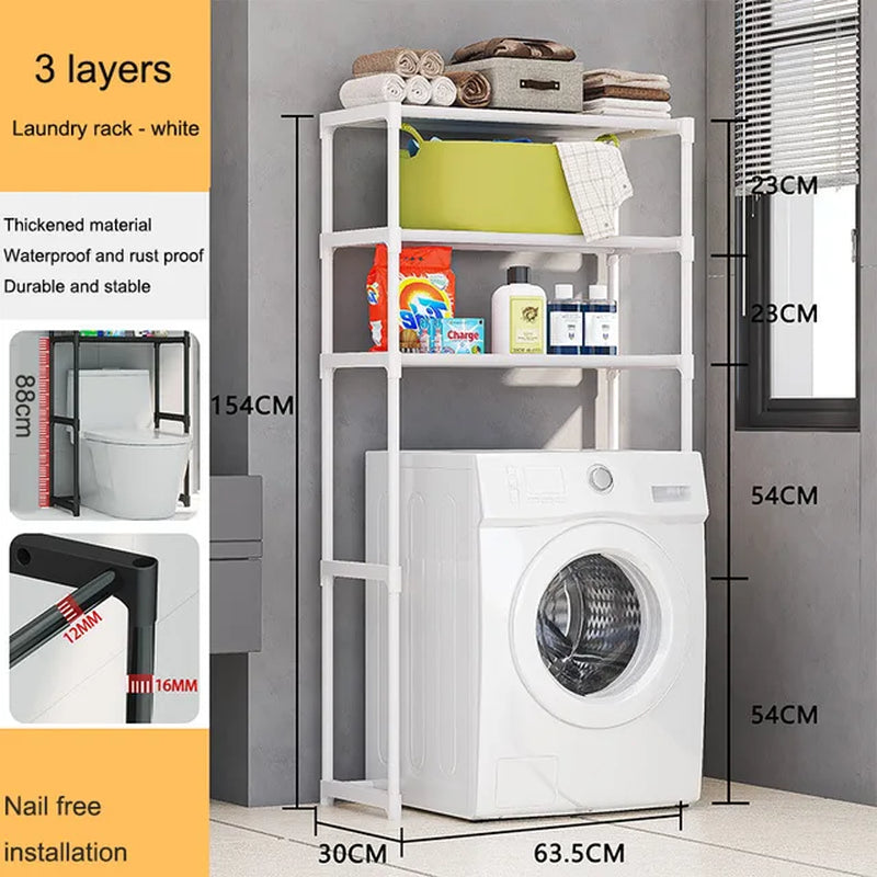 Bathroom Shelf over the Toilet Storage Rack Multilayer Washing Machine Shelves Toilet Organizer Holder Bathroom Accessories