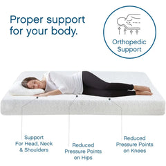Classic Brands Memory Foam 8-Inch Mattress | Certipur-Us Certified | Bed-In-A-Box, Twin