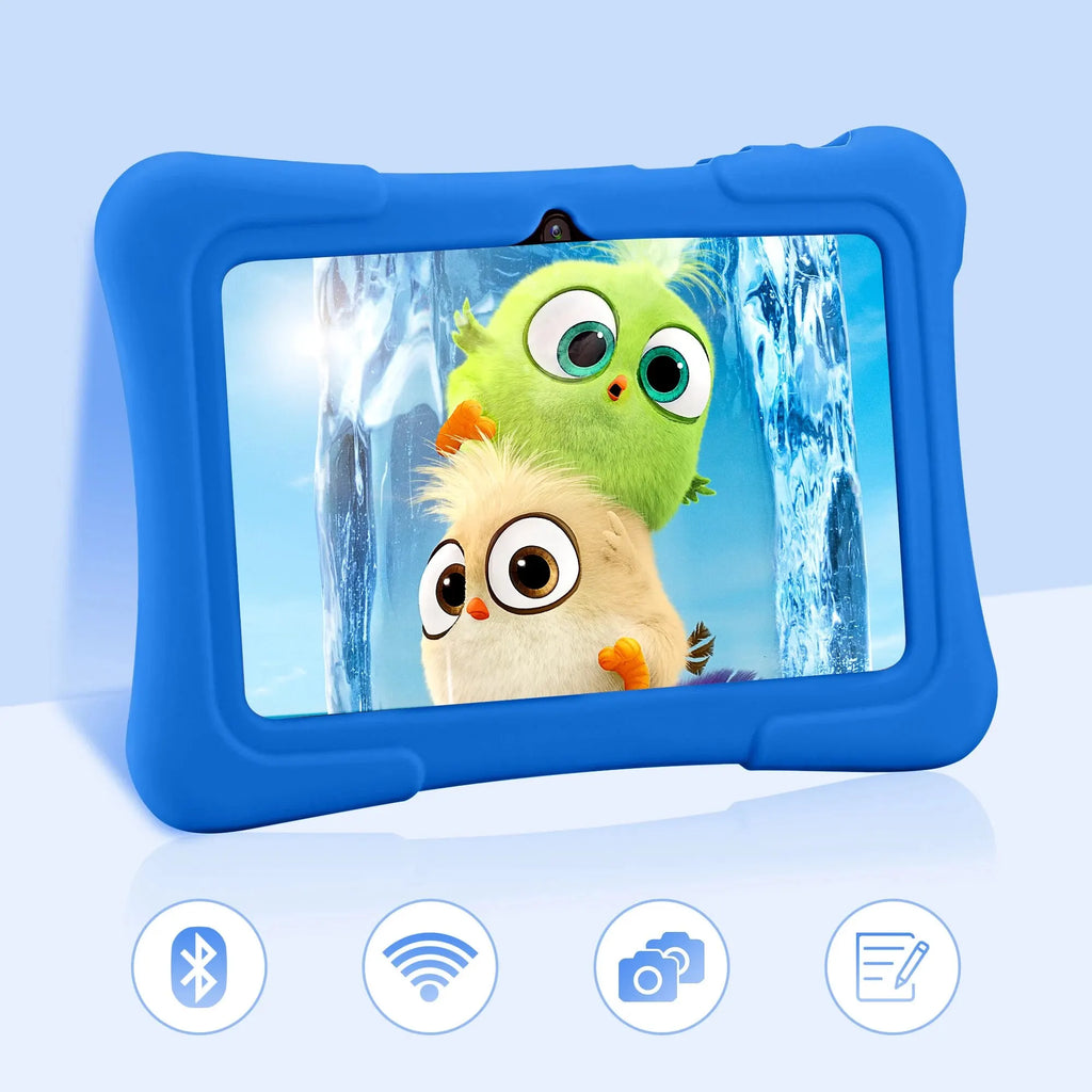 7 Inch Kids Tablet Quad Core Android 10 32GB Wifi Bluetooth Educational Software Installed