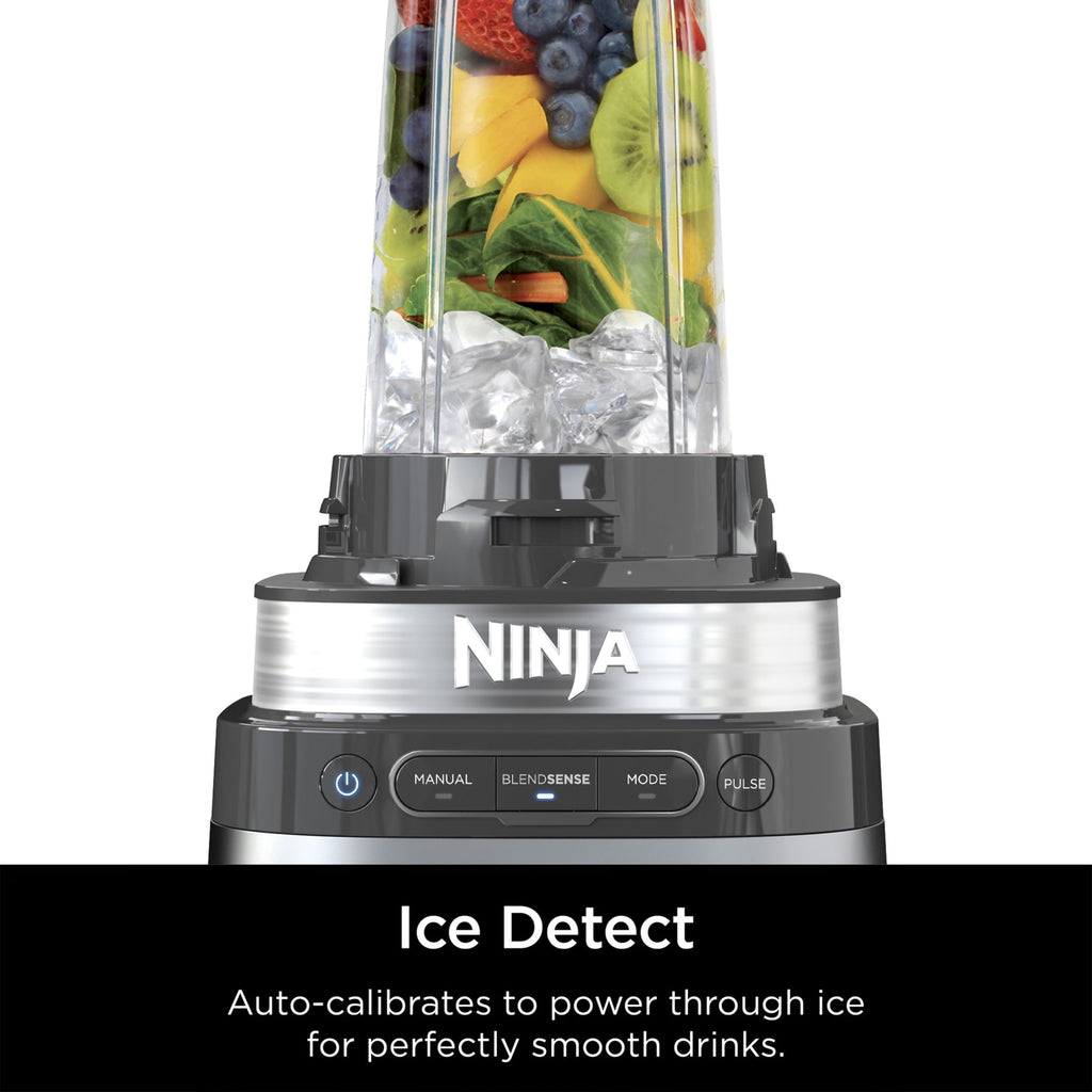 Detect Power Blender + Personal Single-Serve, Blendsense Technology, Kitchen Countertop, Silver, TB300
