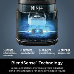 Detect Power Blender + Personal Single-Serve, Blendsense Technology, Kitchen Countertop, Silver, TB300