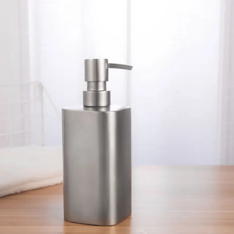 Nordic Soap Dispenser Stainless Steel Home Shampoo Shower Gel Bottles Wristband Dispenser Bathroom Accessories Liquid Container