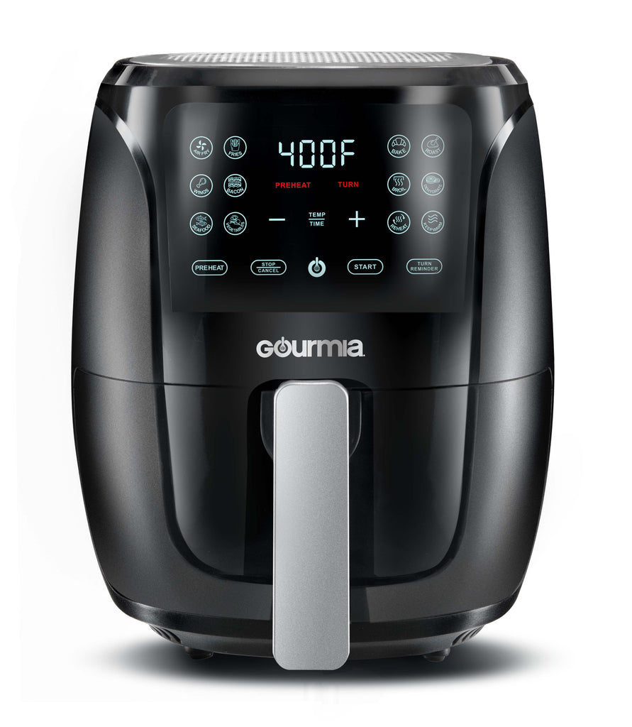 4 Qt Digital Air Fryer with Guided Cooking, Black GAF486