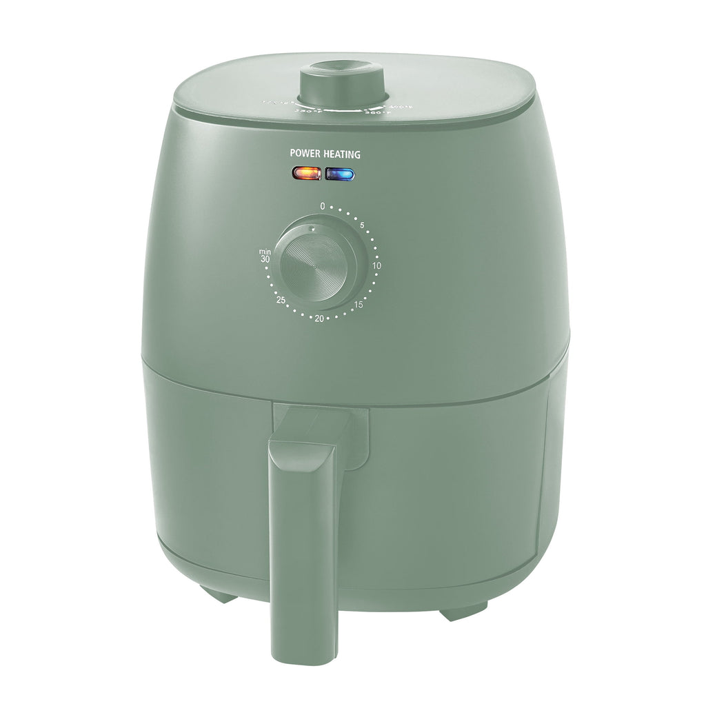 2.2 Qt Compact Air Fryer, Non-Stick, Dishwasher Safe Basket, 1150W, Arctic White, Automatic Shutoff, Built-In Timer, New Condition
