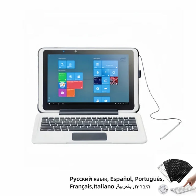 New 10.1" Laptop Windows 10 Pro Intel Atom Z8350 2GB RAM 32GB ROM Tablet 800X1280 IPS Resolution Office Study PC Cheap Computer