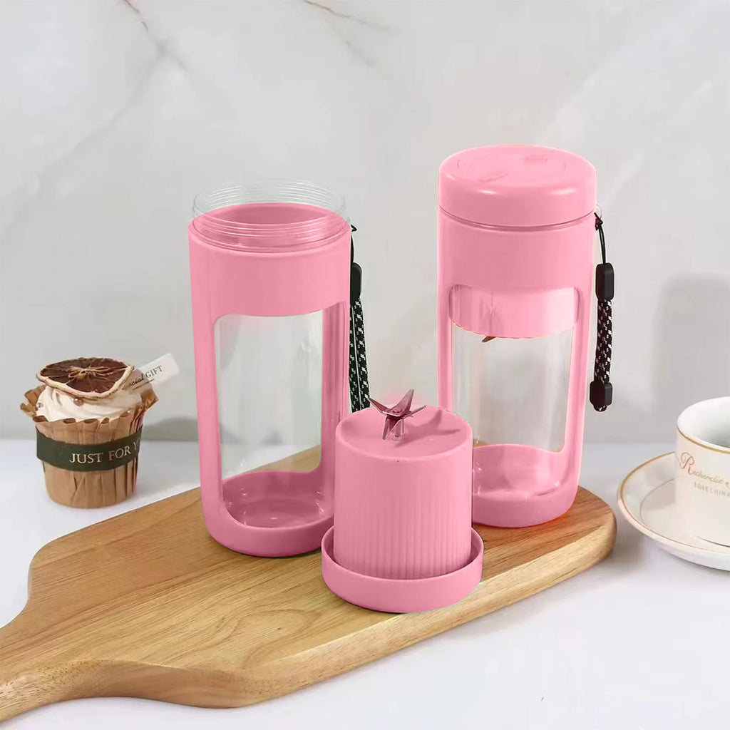 Portable Blender, One-Handed Drinking Mini Blender for Shakes and Smoothies, Personal Blender with Rechargeable USB