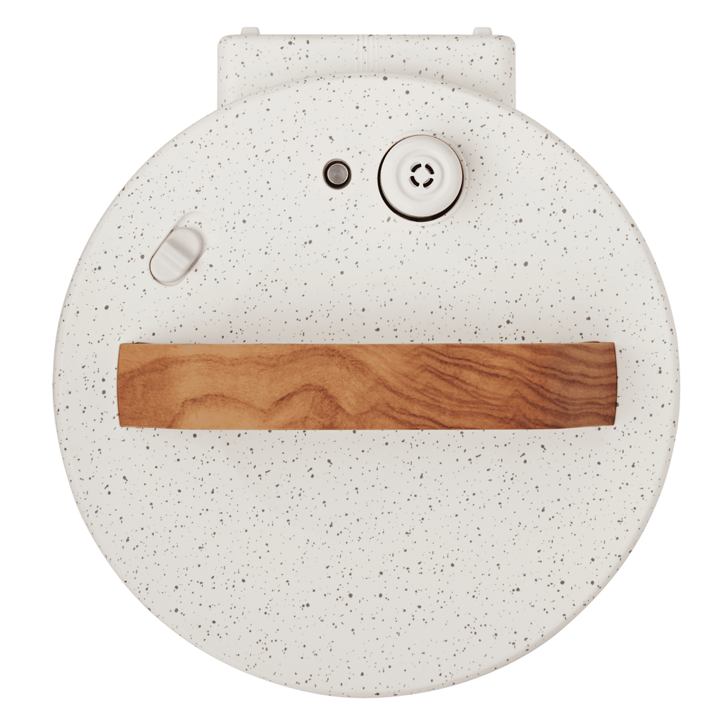6 Qt Pressure Cooker,Linen Speckle,Wood Grain, Blinking Display, Touch Control