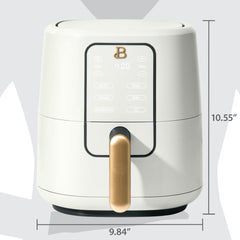 3 Qt Air Fryer with Turbocrisp Technology, White Icing by Drew Barrymore