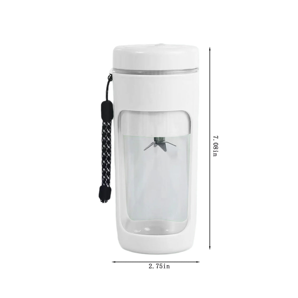Portable Blender, One-Handed Drinking Mini Blender for Shakes and Smoothies, Personal Blender with Rechargeable USB