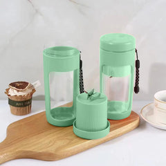 Portable Blender, One-Handed Drinking Mini Blender for Shakes and Smoothies, Personal Blender with Rechargeable USB