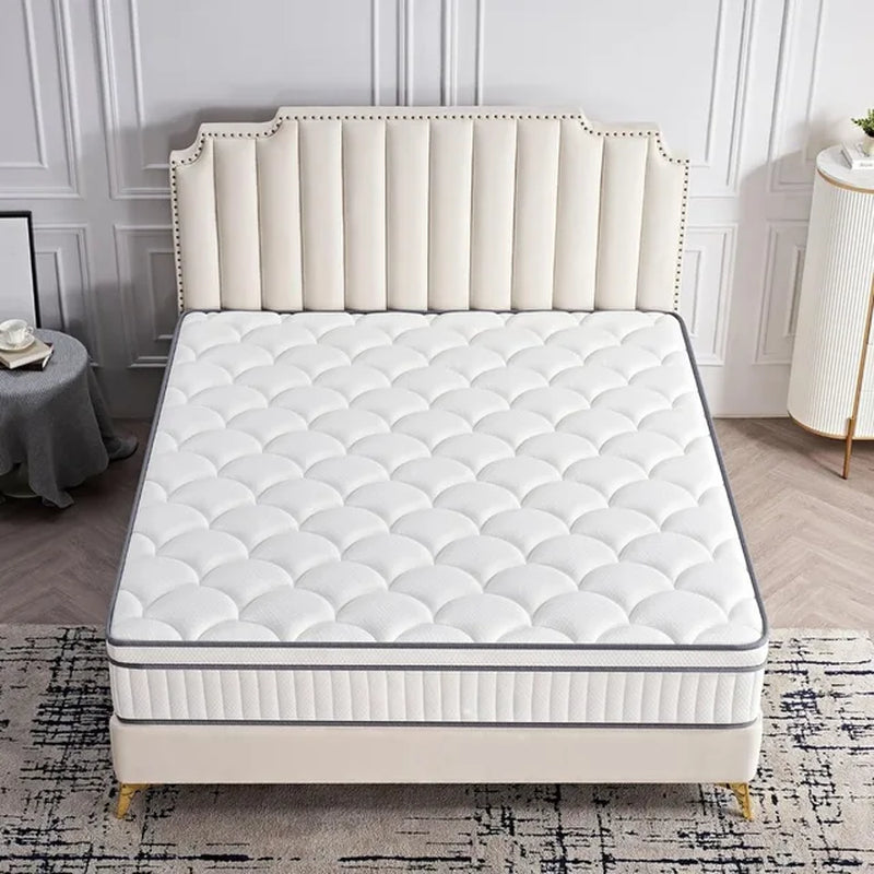 Mattress, Gel Memory Foam Mattresses, Individually Inner Spring Hybrid Mattresses, 12 Inch Mattress