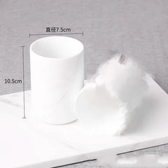 Nordic Bathroom Natural Marble Household Accessories Mouth Cup Toothbrush Holder Liquid Soap Dispenser Container Washing Tools