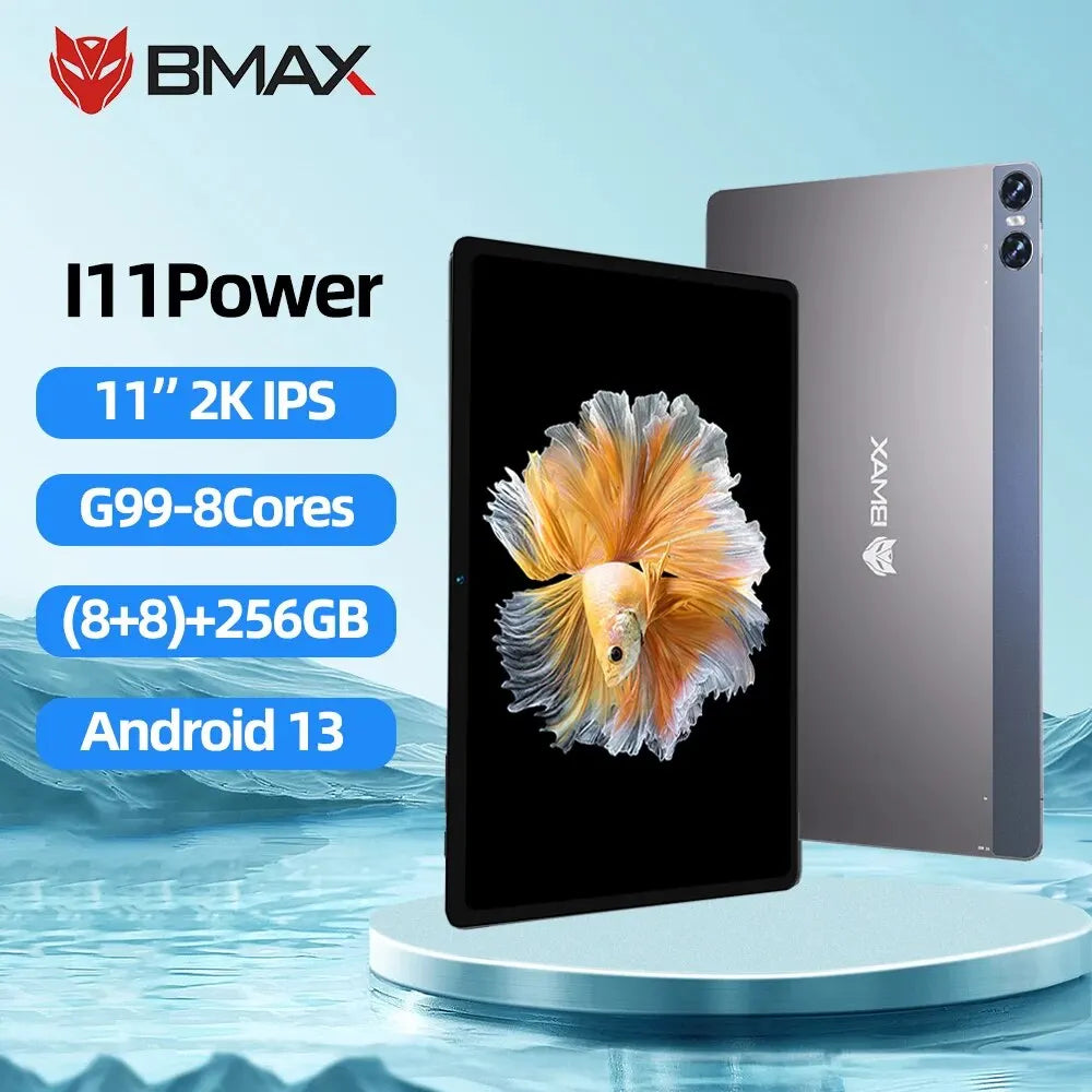 Maxpad I11 Power 16GB RAM 256GB ROM 11 Inch Octa Core MTK G99 Android 13 Dual Wifi 4G Lte Phone Tablet Camera Bluetooth