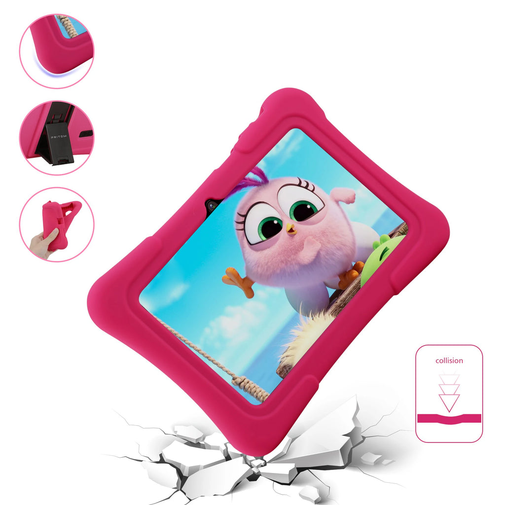 7 Inch Kids Tablet Quad Core Android 10 32GB Wifi Bluetooth Educational Software Installed