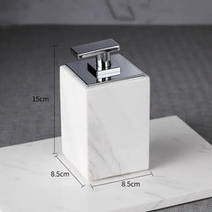 Nordic Bathroom Natural Marble Household Accessories Mouth Cup Toothbrush Holder Liquid Soap Dispenser Container Washing Tools